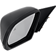 Driver Side Mirror, Power Adjust, Heated, Manual Folding, Paintable, In-housing Signal Light, No Memory, No Puddle Light, No Auto-Dim, With Blind Spot Detection in Glass