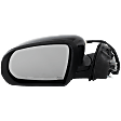 Driver Side Mirror, Power Adjust, Heated, Manual Folding, Paintable, In-housing Signal Light, No Memory, No Puddle Light, No Auto-Dim, No Blind Spot Feature