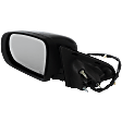 Driver Side Mirror, Power Adjust, Heated, Manual Folding, Paintable, In-housing Signal Light, No Memory, No Puddle Light, No Auto-Dim, No Blind Spot Feature