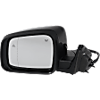 2011 Jeep Grand Cherokee Laredo - Driver Side Mirror, Power Adjust, Heated, Paintable, Power Folding, In-housing Signal Light, With Blind Spot Detection in Glass, With Memory, No Puddle Light, No Auto-Dimming