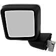 Driver Side Mirror, Manual Adjust, Non-Heated, Manual Folding, Textured Black, No Signal Light, No Memory, No Puddle Light, No Auto-Dim, No Blind Spot Feature