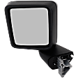 Driver Side Mirror, Manual Adjust, Non-Heated, Manual Folding, Textured Black, No Signal Light, No Memory, No Puddle Light, No Auto-Dim, No Blind Spot Feature