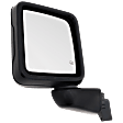 Driver Side Mirror, Power Adjust, Heated, Manual Folding, Textured Black, No Signal Light, No Memory, No Puddle Light, No Auto-Dim, No Blind Spot Feature