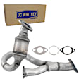 Firewall Side Catalytic Converter, 6 Cyl., 3.6L Eng, Federal EPA Standard, 46-State Legal (Cannot Ship To or Be installed in vehicles Originally Purchased In CA, CO, NY or ME), 24 In. Overall Length