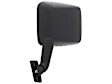 1189100380 Passenger Side Mirror, Manual Adjust, Non-Heated, Manual Folding, Black, No Signal Light, No Memory, No Puddle Light, No Blind Spot Feature