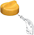 1613600100 Engine Oil Filler Cap (Screw Type Cap) - Replaces OE Number 944-107-091-01