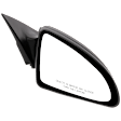 Passenger Side Mirror, Power Adjust, Manual Folding, Non-Heated, Textured Black, No Signal Light, No Memory, No Puddle Light, No Auto-Dimming, No Blind Spot Feature
