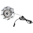 Front, Driver or Passenger Side Wheel Hub, 8 Lugs, With Bearing