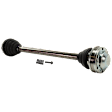 Front, Passenger Side Axle Assembly, Solid Shaft Design