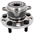 Rear, Driver or Passenger Side Wheel Hub, With Bearing, 5 x 4.72 in. Bolt Pattern