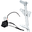 Front, Driver Side Window Regulator Power, with Motor, Sedan
