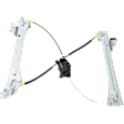 Front, Driver Side Power Window Regulator, Without Motor, Coupe