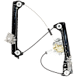 Front, Passenger Side Power Window Regulator, Without Motor