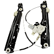 Front, Driver Side Power Window Regulator, With Motor