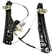 Front, Driver Side Power Window Regulator, With Motor