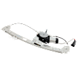 Rear, Driver Side Power Window Regulator, With Motor