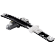 Rear, Driver Side Power Window Regulator, With Motor