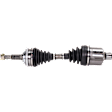 1983 Chevrolet Celebrity - Front, Driver Side Axle Assembly, with 20 (mm) Diameter Outboard Spindle, 4.3L 6Cyl