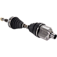1983 Chevrolet Celebrity - Front, Driver Side Axle Assembly, with 20 (mm) Diameter Outboard Spindle, 4.3L 6Cyl