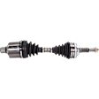 1983 Chevrolet Celebrity - Front, Driver Side Axle Assembly, with 20 (mm) Diameter Outboard Spindle, 4.3L 6Cyl