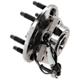 Front or Rear, Driver or Passenger Side, Wheel Hub, With Bearing, With Sensor