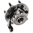 Front or Rear, Driver or Passenger Side, Wheel Hub, With Bearing, With Sensor