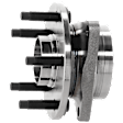 Front, Driver or Passenger Side Wheel Hub, with Bearing, with 16 (in) Wheels