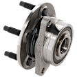 Front, Driver or Passenger Side Wheel Hub, with Bearing, with 16 (in) Wheels