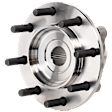 Front, Driver or Passenger Side Wheel Hub, With Bearing, With Sensor, 8 x 6.5 in. Bolt Pattern
