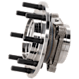 Front, Driver or Passenger Side Wheel Hub, With Bearing, With Sensor, 8 x 6.5 in. Bolt Pattern