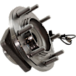 Front, Driver or Passenger Side Wheel Hub, With Bearing, With Sensor, 8 x 7.09 in. Bolt Pattern