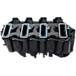 Intake Manifold - Upper, Black, Plastic, 1-piece Design