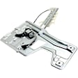 Front, Driver Side Power Window Regulator, With Motor