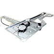 Front, Driver Side Power Window Regulator, With Motor