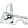 Front, Driver Side Power Window Regulator, With Motor