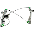 2010 Pontiac G5 - Coupe Front, Driver Side Power Window Regulator, With Motor