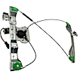 2010 Pontiac G5 - Coupe Front, Driver Side Power Window Regulator, With Motor