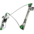 2010 Pontiac G5 - Coupe Front, Driver Side Power Window Regulator, With Motor