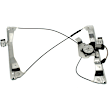 2010 Pontiac G5 - Coupe Front, Driver Side Power Window Regulator, With Motor