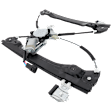 2-Pin Connector Front, Passenger Side Power Window Regulator, with Motor, For Models with Express Up and Down, Production Date to April 26, 2012
