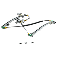 Front, Driver Side Power Window Regulator, With Motor