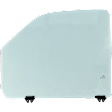 Front, Driver Side Door Glass, Green Tint, With Clip, Replaces NAGS No. DD08942GTY