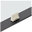 Rear, Driver or Passenger Side, Rear Section Door Glass, Green Tint, With Clip, Replaces NAGS No. DD10344GTY