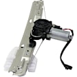 Rear, Passenger Side Power Window Regulator, With Motor