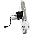 Rear, Passenger Side Power Window Regulator, With Motor