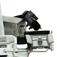 Rear, Driver Side Power Window Regulator, With Motor