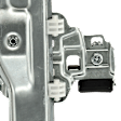 Rear, Driver Side Power Window Regulator, With Motor