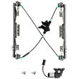 Front, Driver Side Power Window Regulator, With Motor
