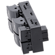 Front, Driver Side Window Switch, Black