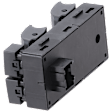 Front, Driver Side Window Switch, Black